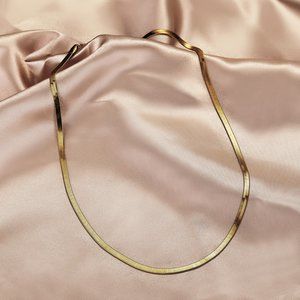 Snake Link Choker Necklace